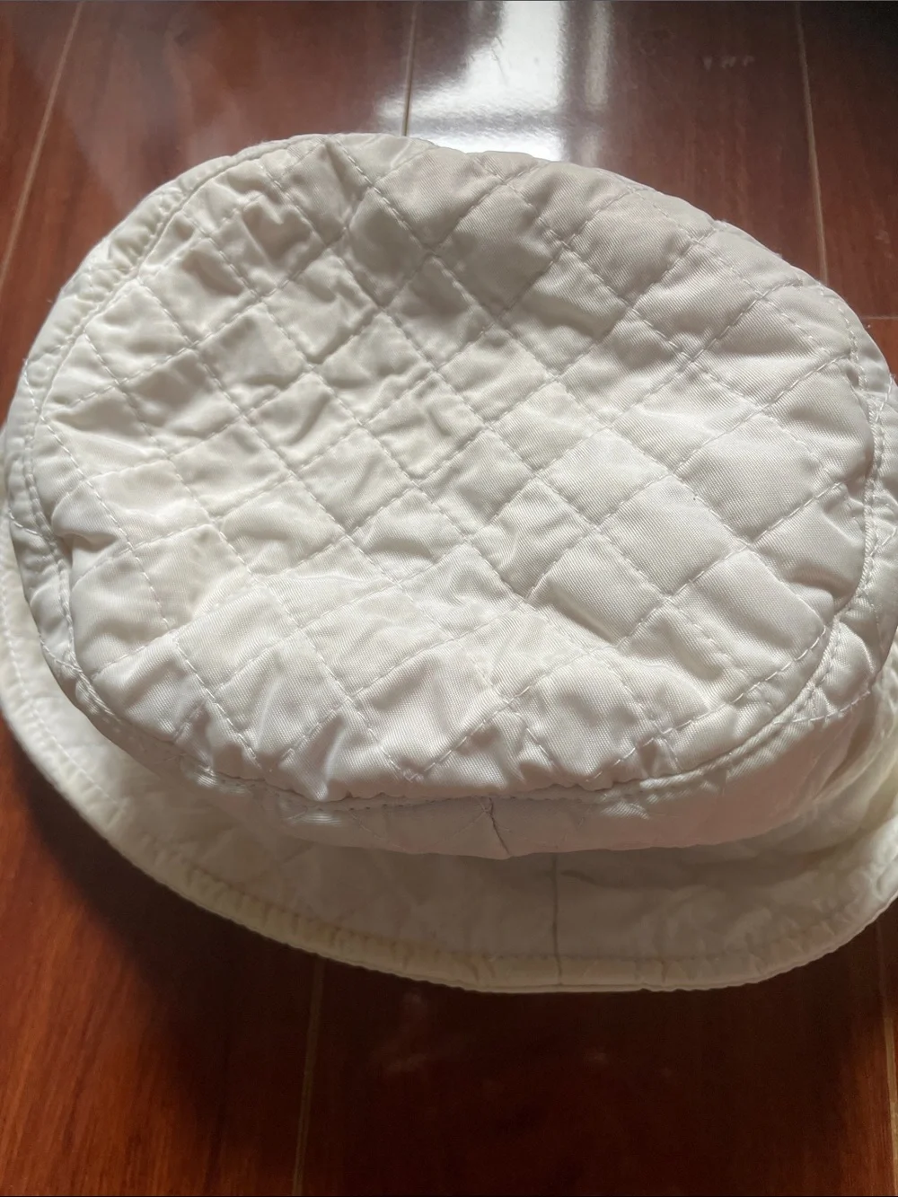 Betmar New York cream Quilted Bucket Hat